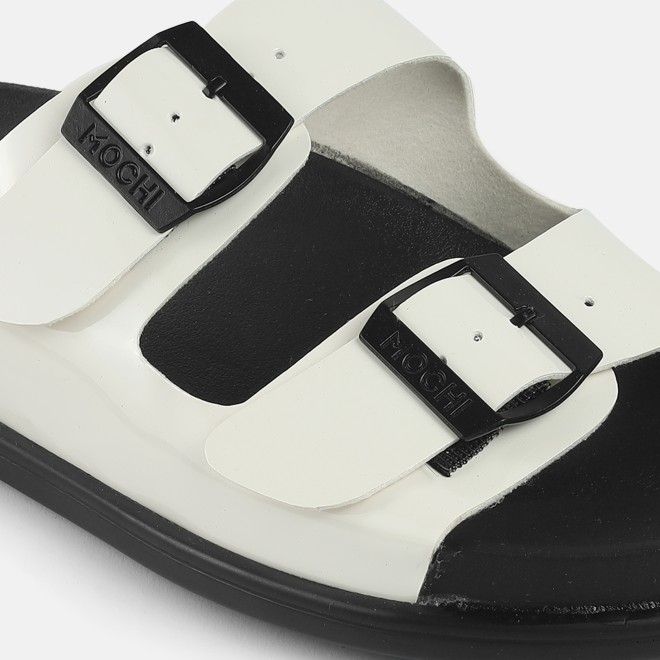 Mochi Women White Casual Slippers (SKU: 41-428-16-37)