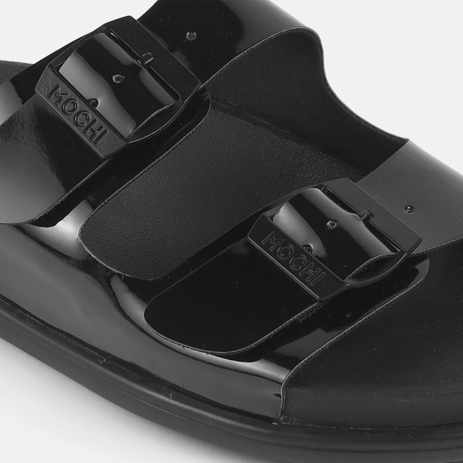Mochi Women Black-pat Casual Slippers (SKU: 41-428-31-36)