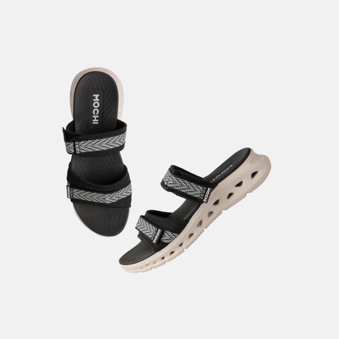 Mochi Women Black Casual Slip Ons (SKU: 41-431-11-36)