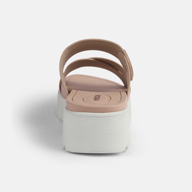 Mochi Women Pink Casual Slip Ons (SKU: 41-434-24-37)