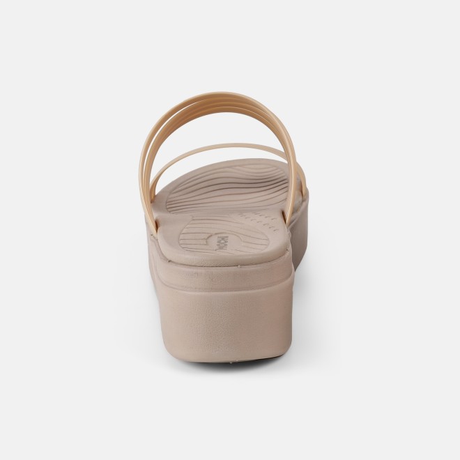 Mochi Women Beige Casual Slip Ons (SKU: 41-474-20-36)