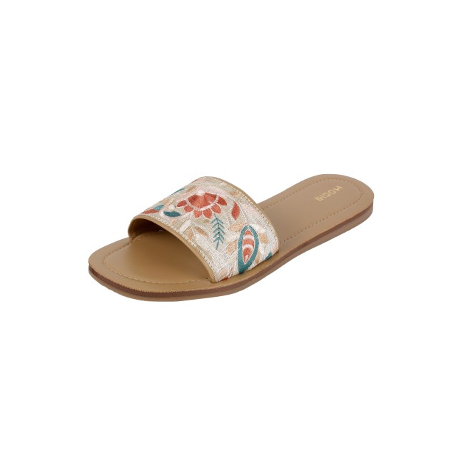Mochi Women Beige Casual Slip Ons (SKU: 41-478-20-40)