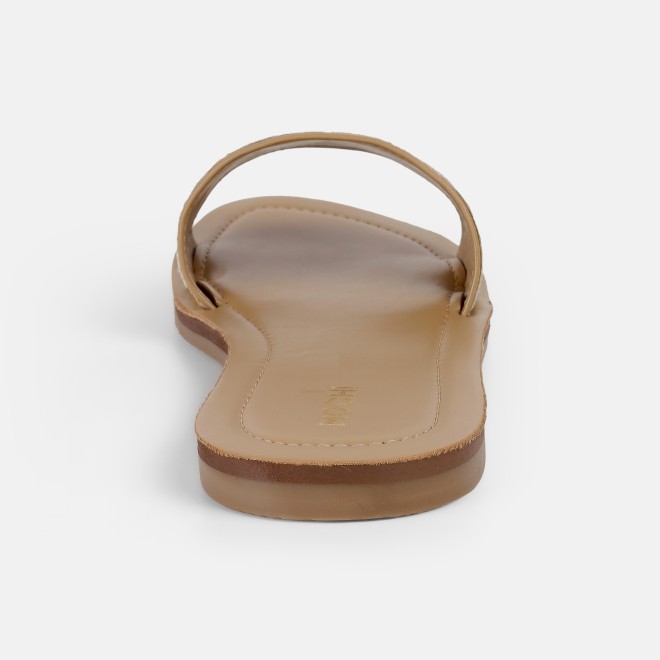 Mochi Women Beige Casual Slip Ons (SKU: 41-478-20-40)