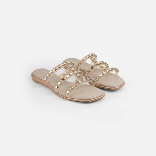Mochi Women Antic-gold Casual Slip Ons (SKU: 41-481L-28-42)