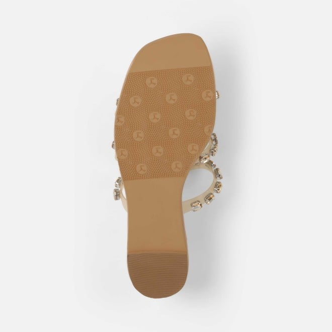 Mochi Women Antic-gold Casual Slip Ons (SKU: 41-481L-28-42)