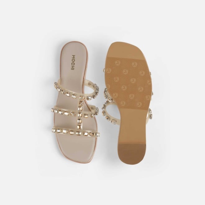 Mochi Women Antic-gold Casual Slip Ons (SKU: 41-481L-28-42)