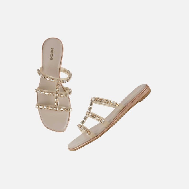 Mochi Women Antic-gold Casual Slip Ons (SKU: 41-481L-28-42)