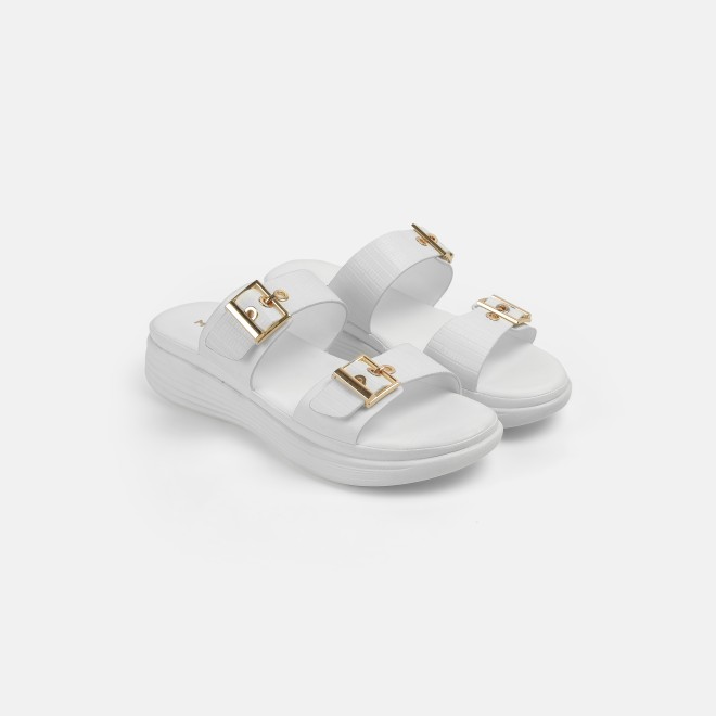 Mochi Women White Casual Slip Ons (SKU: 41-482-16-36)