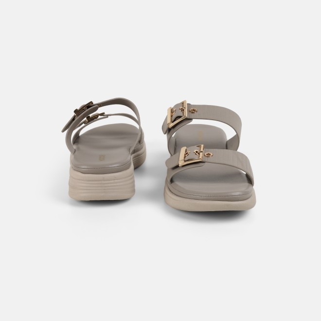 Mochi Women Grey Casual Slip Ons (SKU: 41-482-14-36)