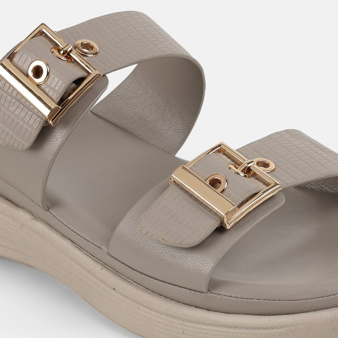 Mochi Women Grey Casual Slip Ons (SKU: 41-482-14-36)