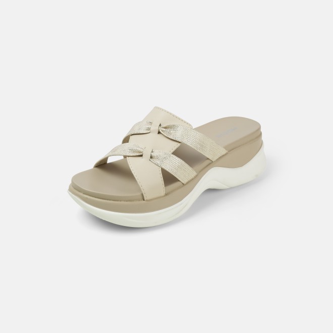 Mochi Women Beige Casual Slip Ons (SKU: 41-483-20-36)