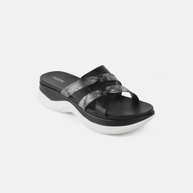 Mochi Women Black Casual Slip Ons (SKU: 41-483-11-36)