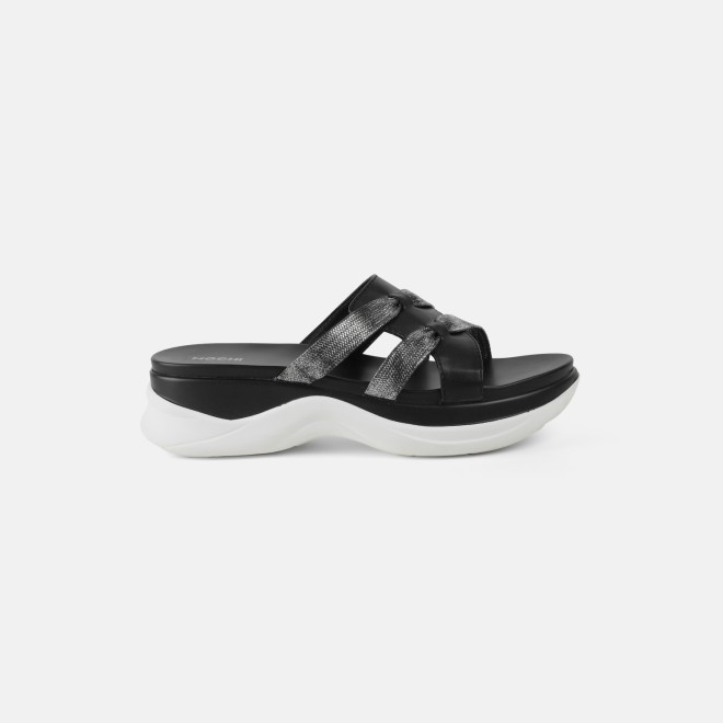 Mochi Women Black Casual Slip Ons (SKU: 41-483-11-36)