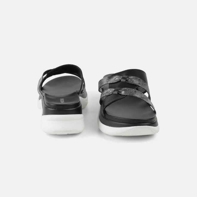 Mochi Women Black Casual Slip Ons (SKU: 41-483-11-36)