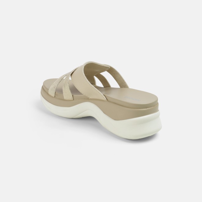 Mochi Women Beige Casual Slip Ons (SKU: 41-483-20-36)