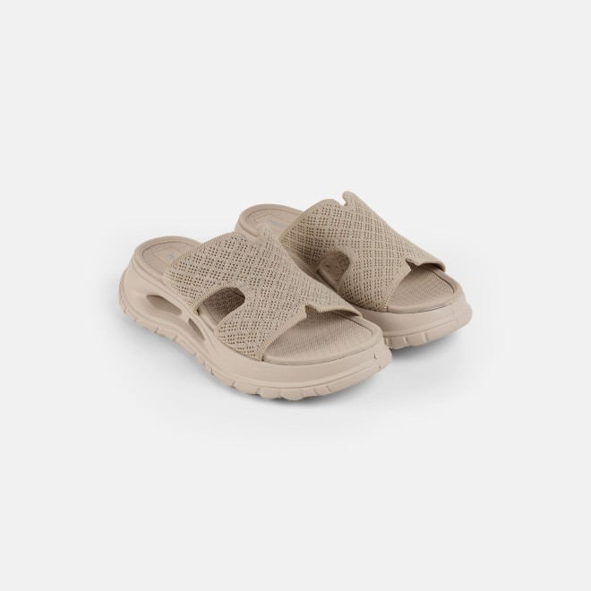 Mochi Women Beige Casual Slip Ons (SKU: 41-490-20-36)