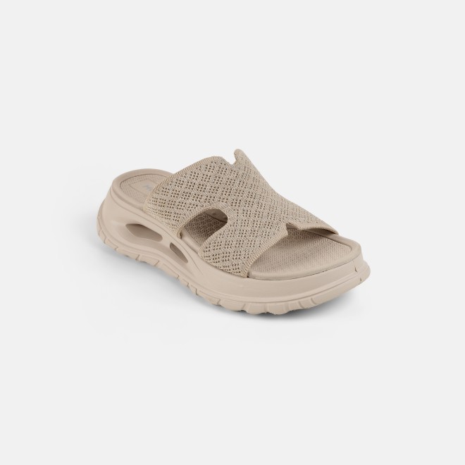 Mochi Women Beige Casual Slip Ons (SKU: 41-490-20-36)