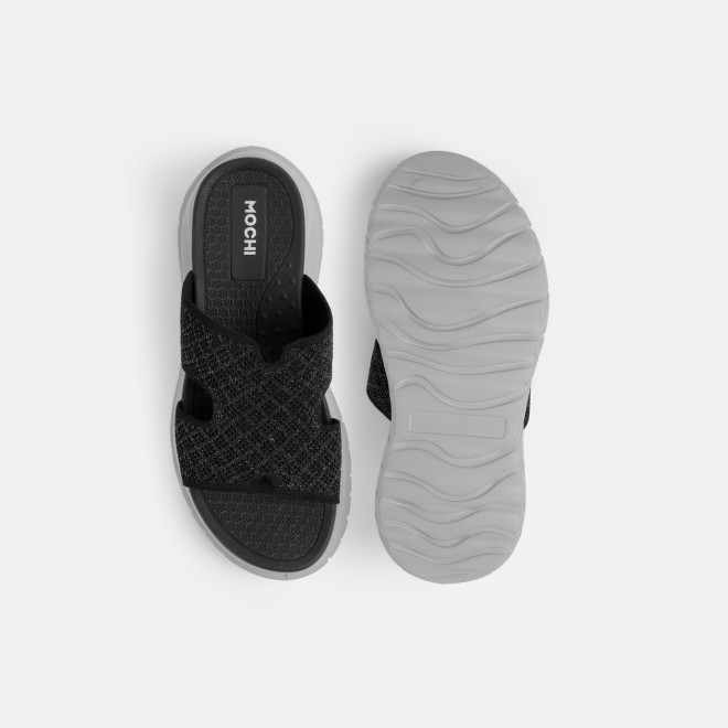 Mochi Women Black Casual Slip Ons (SKU: 41-490-11-36)