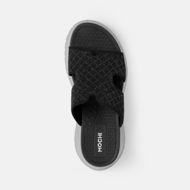 Mochi Women Black Casual Slip Ons (SKU: 41-490-11-36)