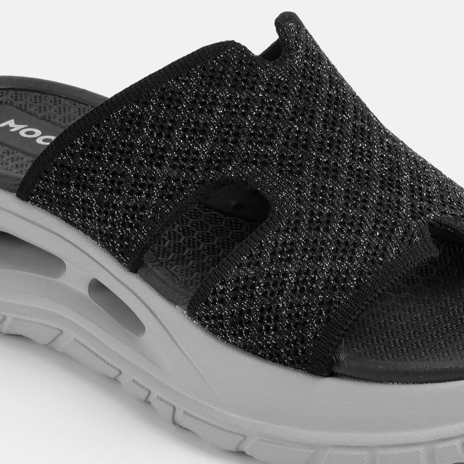 Mochi Women Black Casual Slip Ons (SKU: 41-490-11-36)