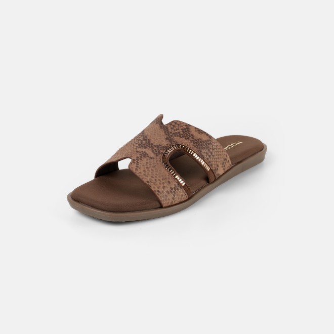 Mochi Women Tan Casual Slip Ons (SKU: 41-517-23-36)