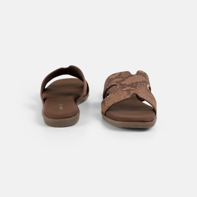 Mochi Women Tan Casual Slip Ons (SKU: 41-517-23-36)