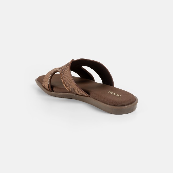 Mochi Women Tan Casual Slip Ons (SKU: 41-517-23-36)