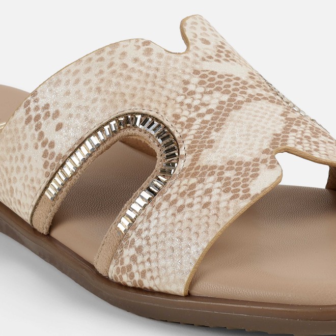 Mochi Women Beige Casual Slip Ons (SKU: 41-517-20-36)