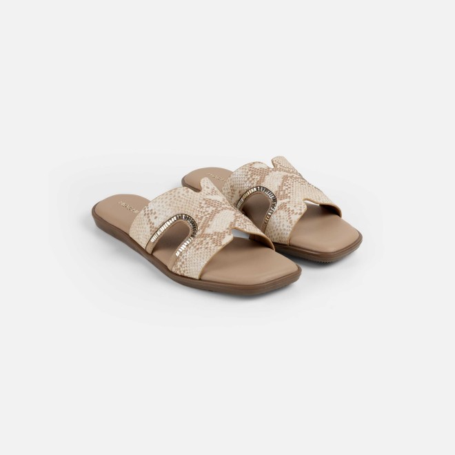 Mochi Women Beige Casual Slip Ons (SKU: 41-517L-20-42)