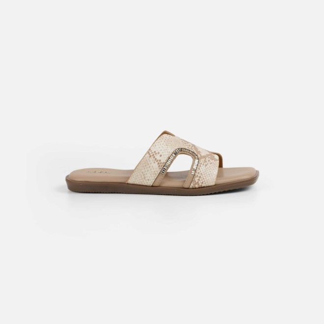 Mochi Women Beige Casual Slip Ons (SKU: 41-517L-20-42)
