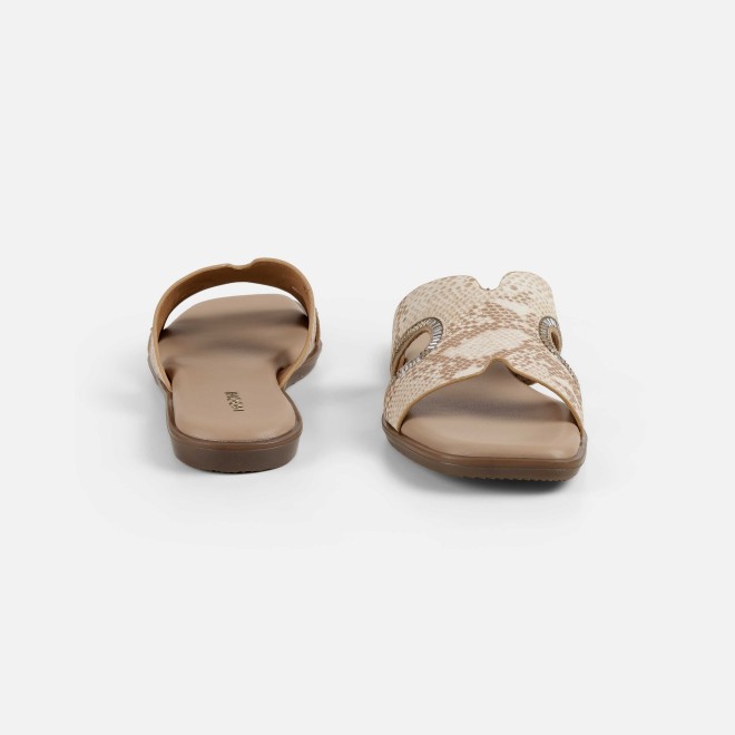 Mochi Women Beige Casual Slip Ons (SKU: 41-517L-20-42)
