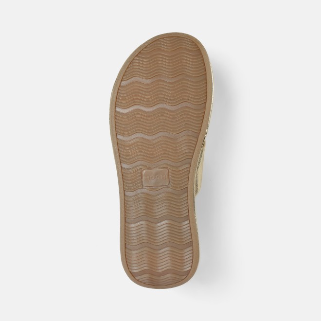 Mochi Women Gold Casual Slip Ons (SKU: 41-521-15-36)