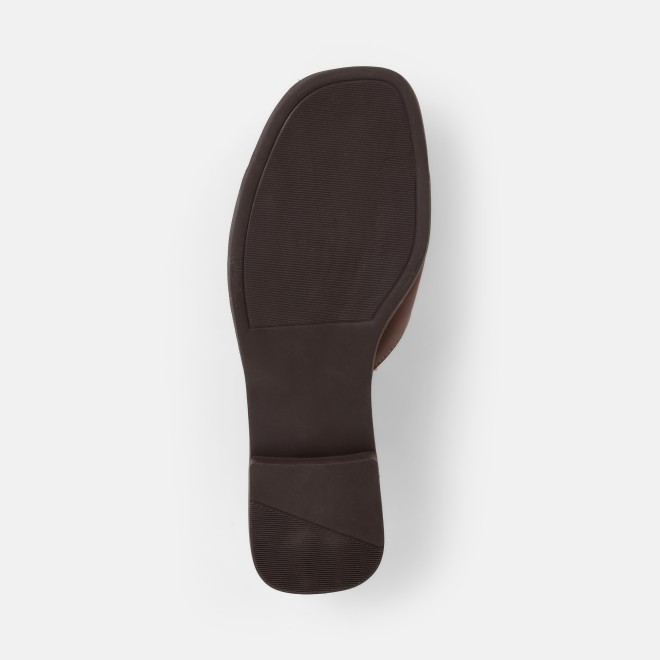 Mochi Women Brown Casual Slip Ons (SKU: 41-522-12-36)