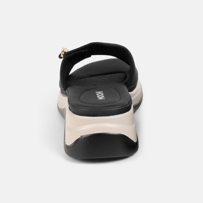 Mochi Women Black Casual Slip Ons (SKU: 41-528-11-37)
