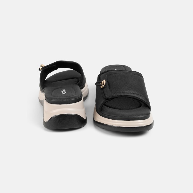 Mochi Women Black Casual Slip Ons (SKU: 41-528-11-37)