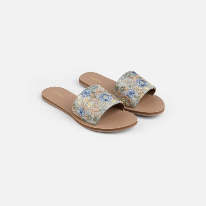 Mochi Women Blue Casual Slippers (SKU: 41-533-45-36)