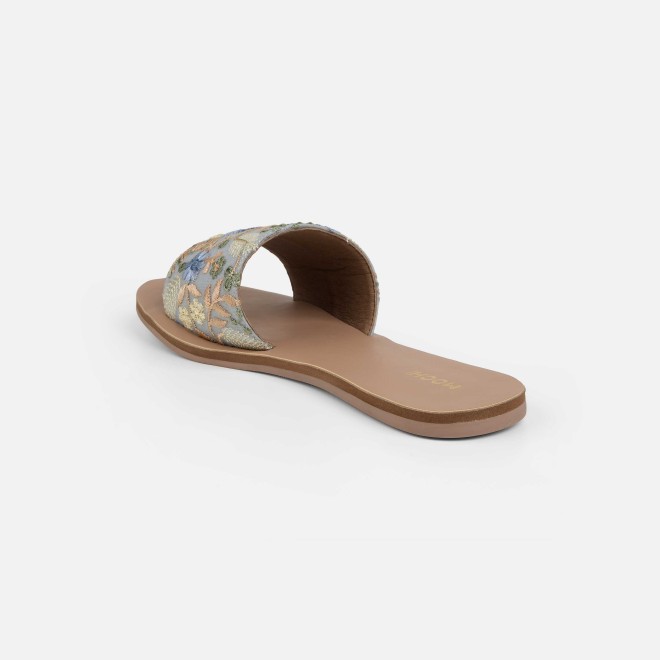 Mochi Women Blue Casual Slippers (SKU: 41-533-45-36)