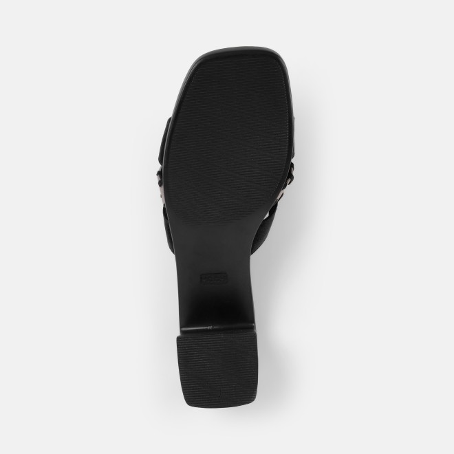 Mochi Women Black Casual Slip Ons (SKU: 41-552-11-36)