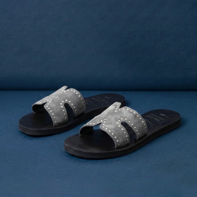Women Grey Casual Slip Ons