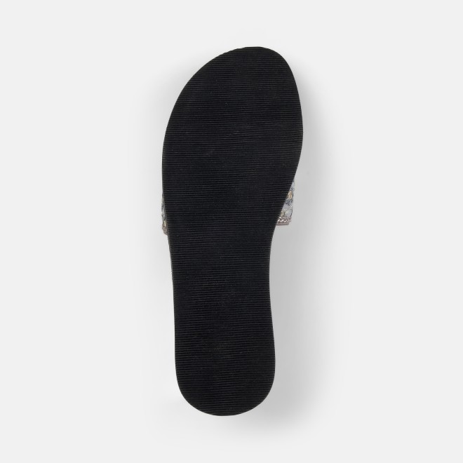 Mochi Women Gun-metal Casual Slip Ons (SKU: 41-577-29-36)
