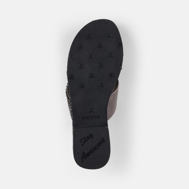 Mochi Women Black Casual Slip Ons (SKU: 41-578-11-36)