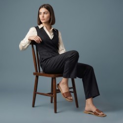 Mochi Women Tan Casual Slip Ons