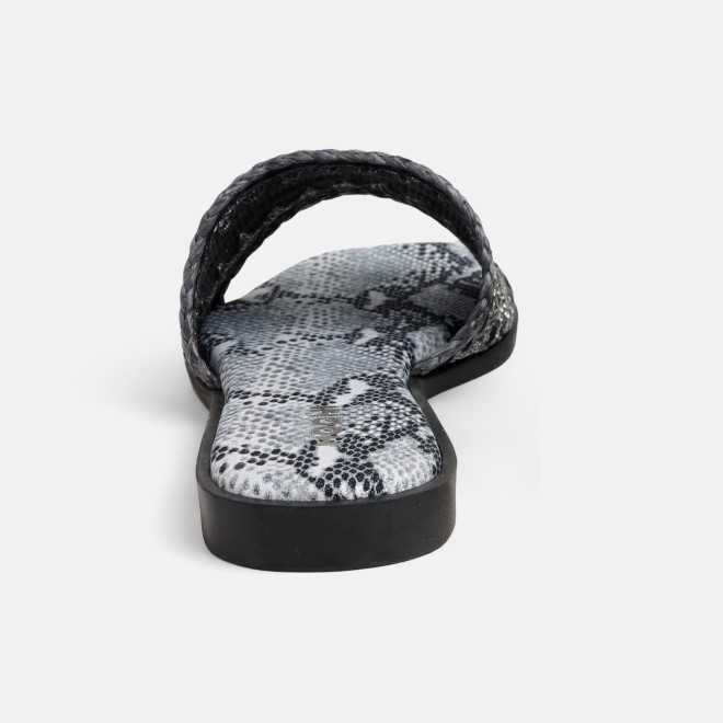 Mochi Women Grey Casual Slippers (SKU: 41-584-14-36)