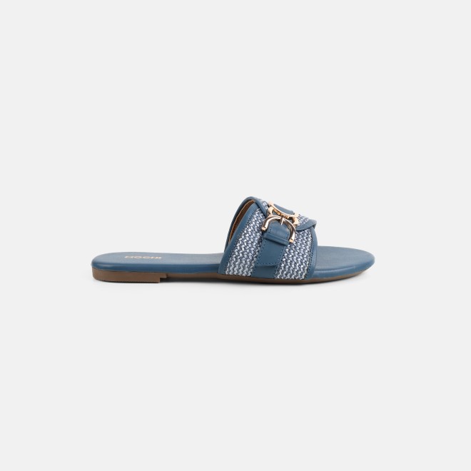 Mochi Women Blue Casual Slippers (SKU: 41-588-45-36)