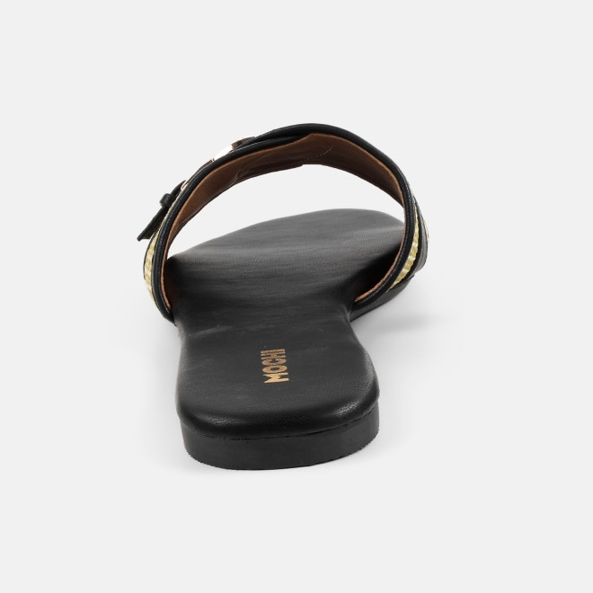 Mochi Women Black Casual Slippers (SKU: 41-588-11-36)