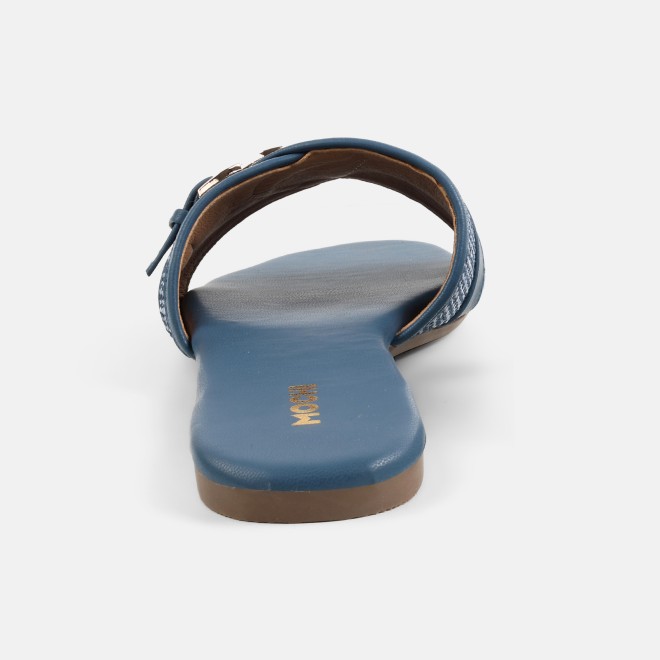 Mochi Women Blue Casual Slippers (SKU: 41-588-45-36)