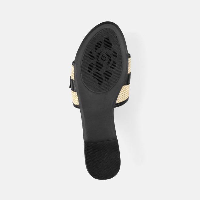 Mochi Women Black Casual Slippers (SKU: 41-588-11-36)