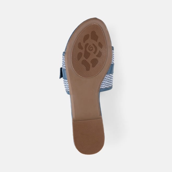 Mochi Women Blue Casual Slippers (SKU: 41-588-45-36)