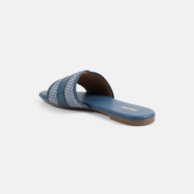 Mochi Women Blue Casual Slippers (SKU: 41-588-45-36)