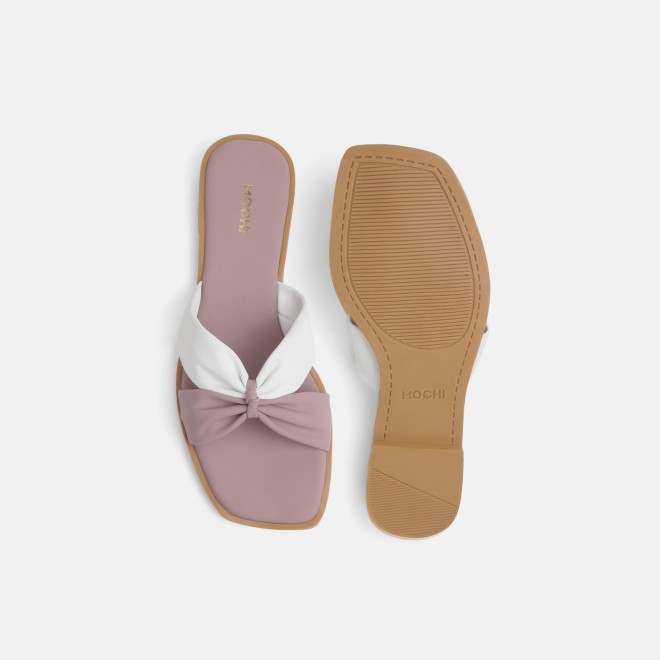 Mochi Women Peach Casual Slippers (SKU: 41-589-80-36)